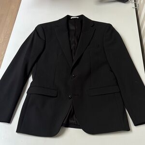Bar III slim fit 3 piece suit black